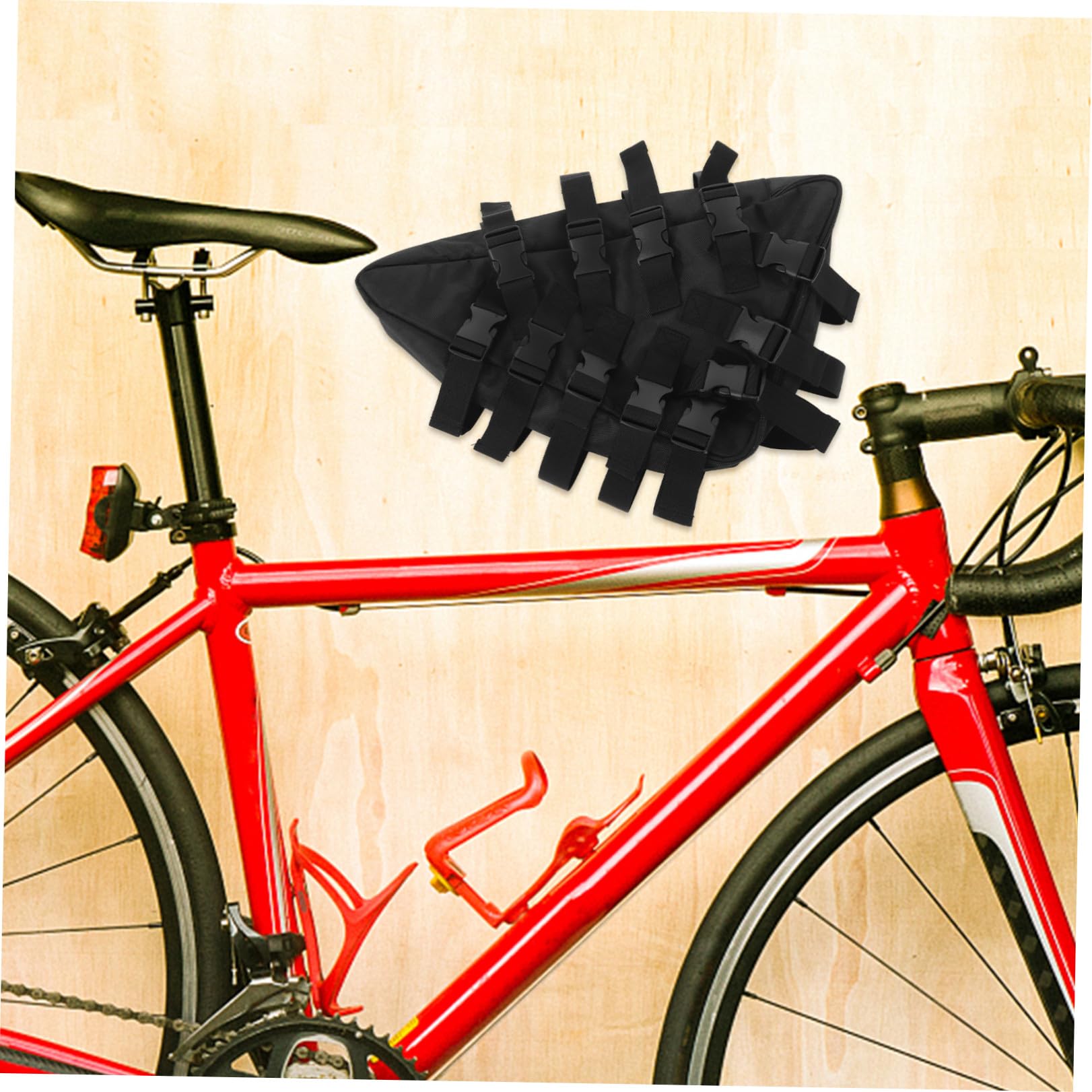 VICASKY Borsa da Telaio per Bicicletta Oxford, Borsa Triangolare per Batteria e Cellulare, per Viaggi e Spostamenti Quotidiani