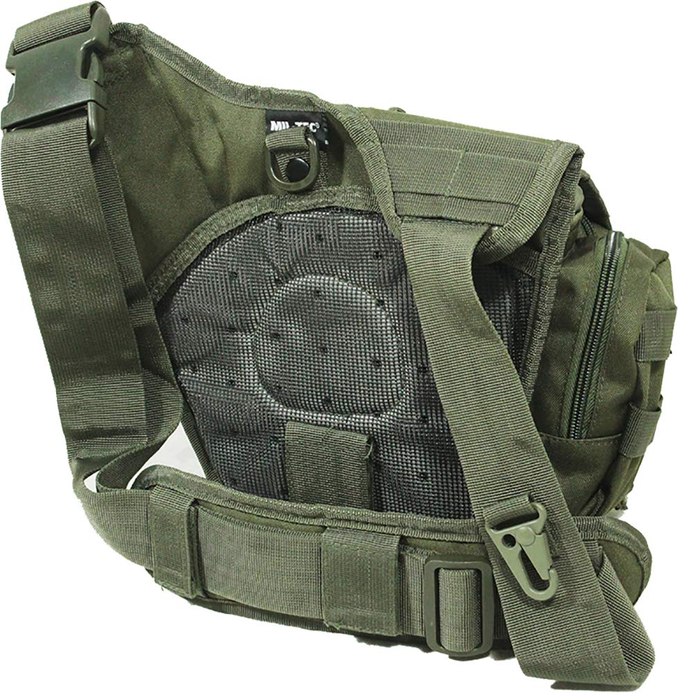 Amazon | MIL-TEC スリングバッグ 防水 MOLLEシステム搭載 OLIVE DRAB