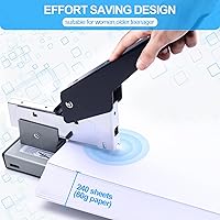 Vista 2 de Heavy Duty Stapler,240 Sheet High Capacity Large Stapler with Staple Remover and 4000 Staples,Nextlifei Effortless Industrial Staplers,Easy to Load