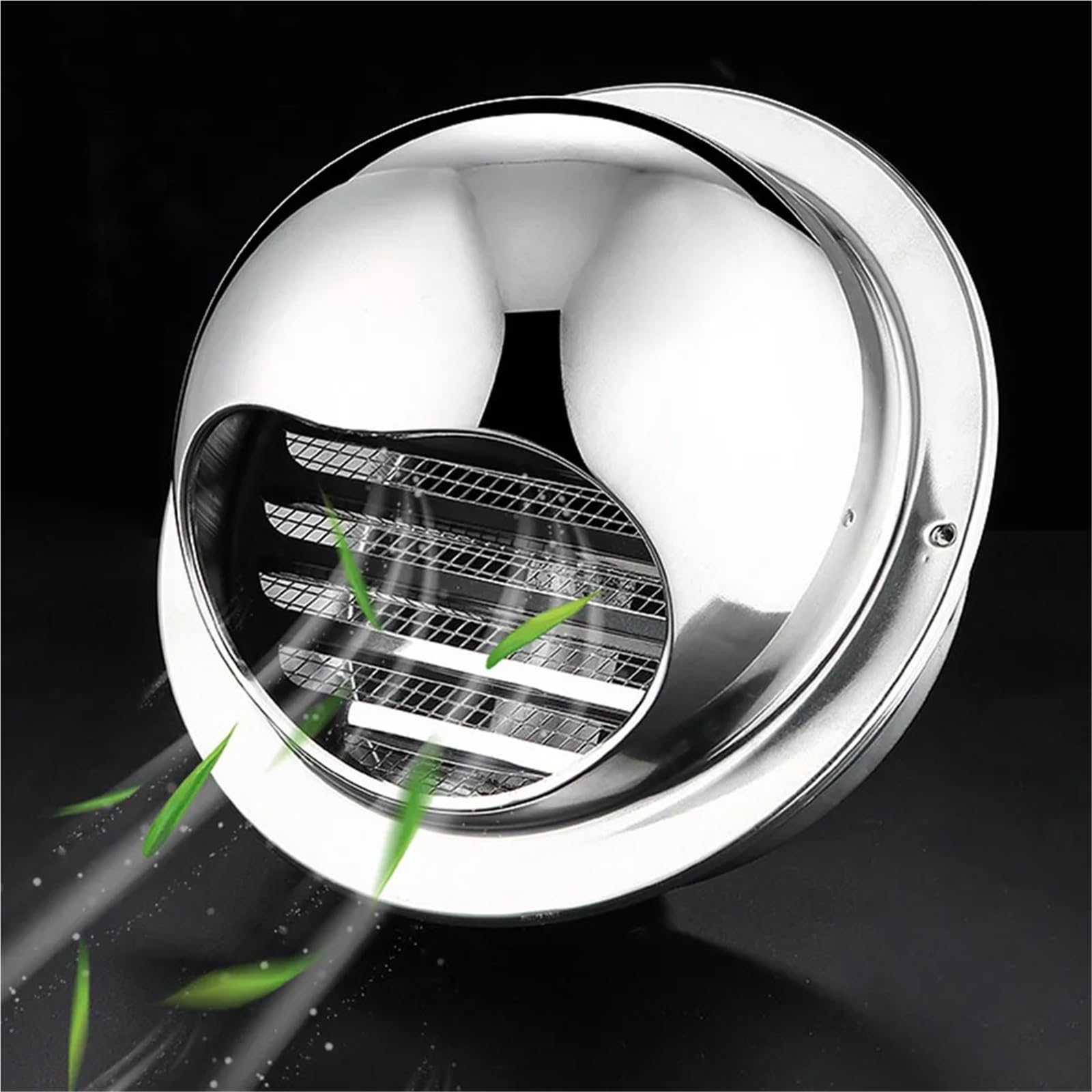 2pcs Vent Cap Rainproof Exterior Wall Air Outlet Grille Para Cocina