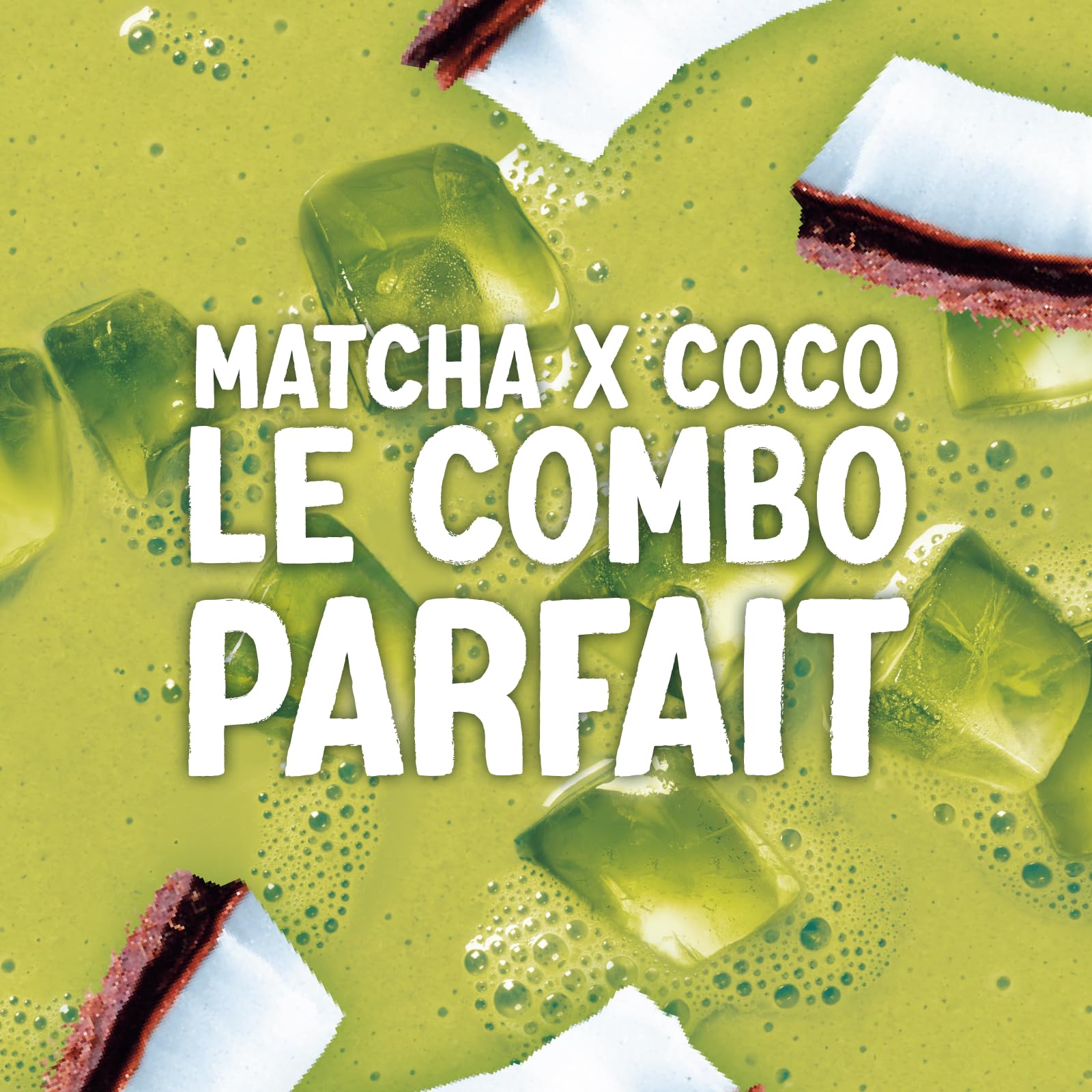 Alpro - Boisson Végétale - Matcha Coco - 1L - Lot de 8x1L