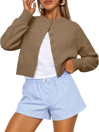  Cropped Cardigan Sweaters for Women Fall Fashion Clothes 2026