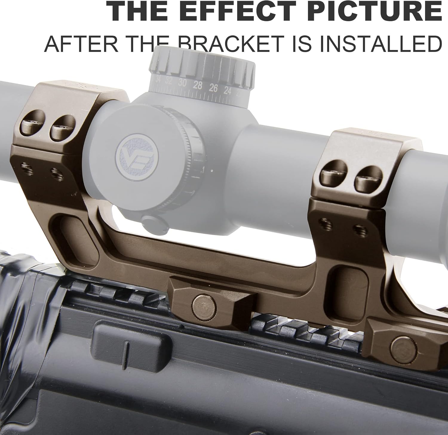 Victoptics 30mm Extended Picatinny Scope Mount
