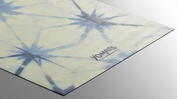 Travel Yoga Mat, Non Slip 172cm x 61cm x 1mm Thin Yoga Towel Mat, Microfiber Surface Natural Tree Rubber Bottom Foldable Yoga Mat, Portable, Eco Friendly Hot Yoga Mat for Men and Women