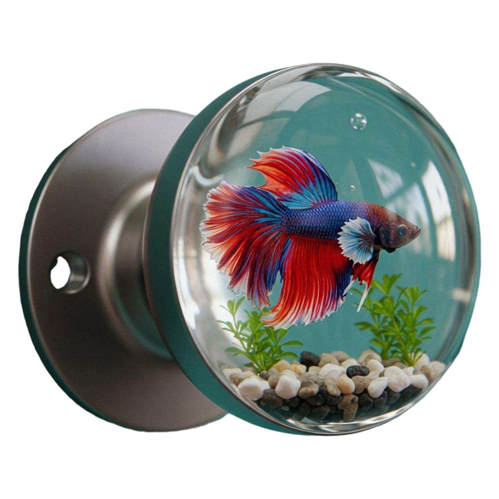 XuQiZZpp Handcraft Retro Resin Door Knob Crystals Clear Florals Decorative Hardware for Bedroom Nature Home Renovations