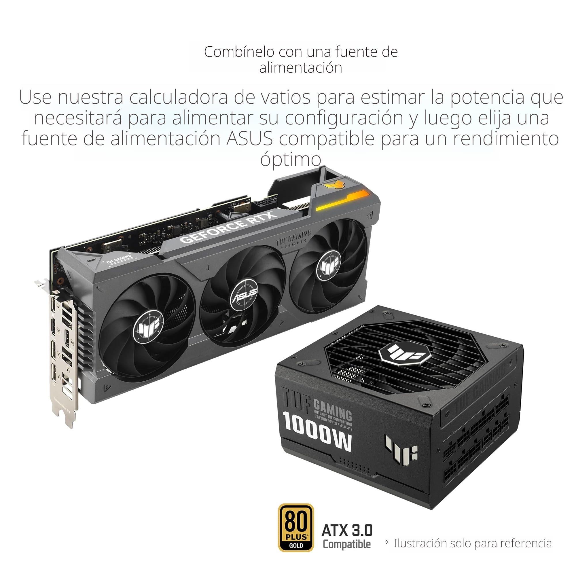 ASUS TUF Gaming NVIDIA GeForce RTX 4070 Ti Super OC Edition - Tarjeta gráfica Gaming (PCIe 4.0, 16GB GDDR6X, HDMI 2.1a, DisplayPort 1.4a)