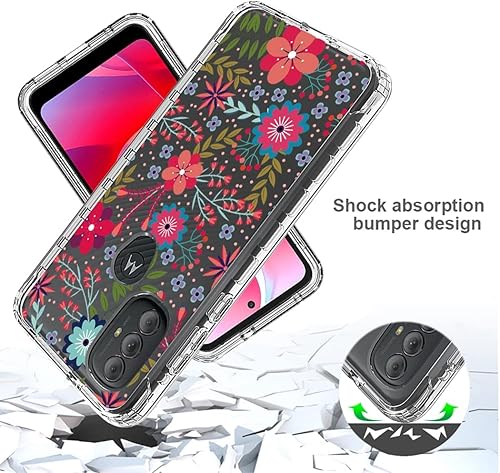 Miniatura 7 de sidande Funda para Moto G Power 2022 (no compatible con 2021) con protector de pantalla de vidrio templado, cuerpo completo, a prueba de golpes,