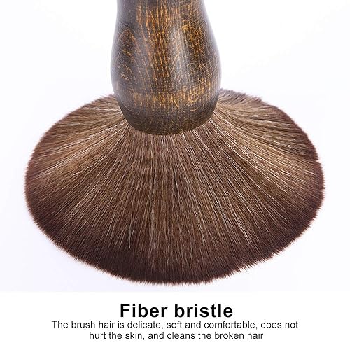 Miniatura 3 de Cepillo de plumero de cuello grande, Anself suave peluquero cuello cara cepillo de limpieza de pelo de aseo de pelo afeitado herramienta de barrido