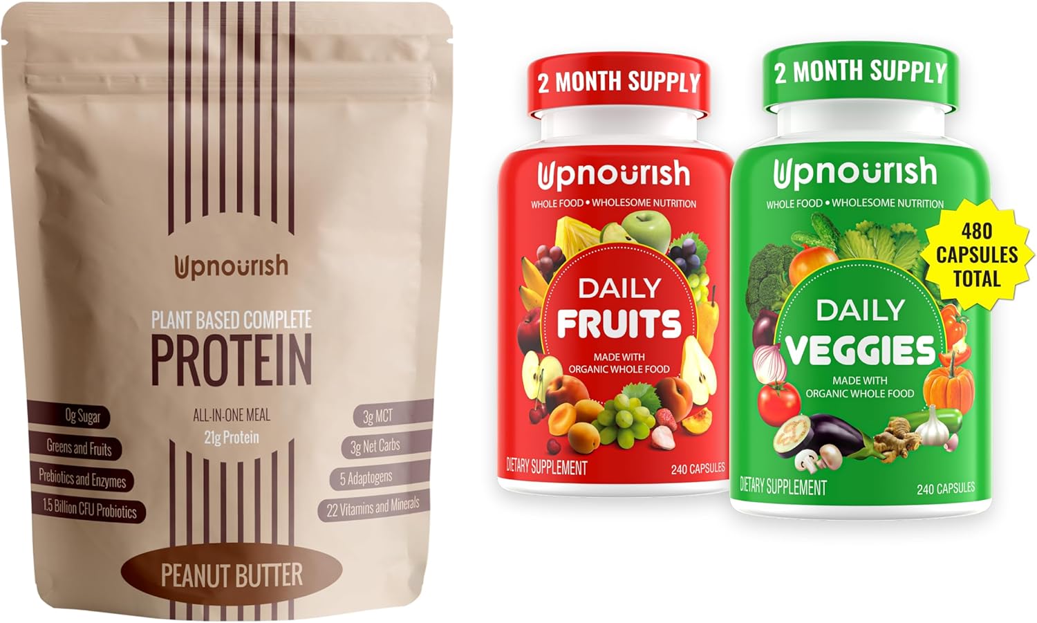 Vegan Meal Replacement Shake Peanut Butter with Organic