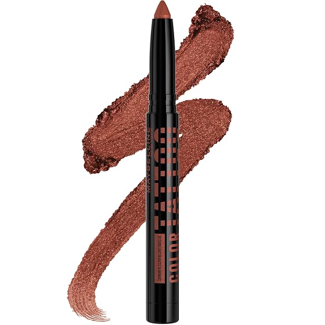 MAYBELLINE Color Tattoo Longwear Multi-Use 24HR Eye Shadow Stix Rich Long Lasting Eyeshadow Eyeliner and Eye Primer Stick