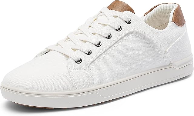 Bruno Marc Men's Stylish Sneakers Canvas Lace-Up Casual Comfort Lightweight Business Skate Walking Shoes