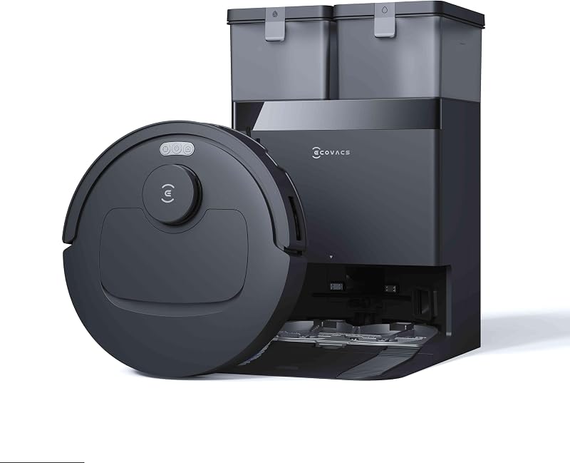 ECOVACS DEEBOT T30e Omni Black Robot Vacuum Cleaner and Floor Scrubber