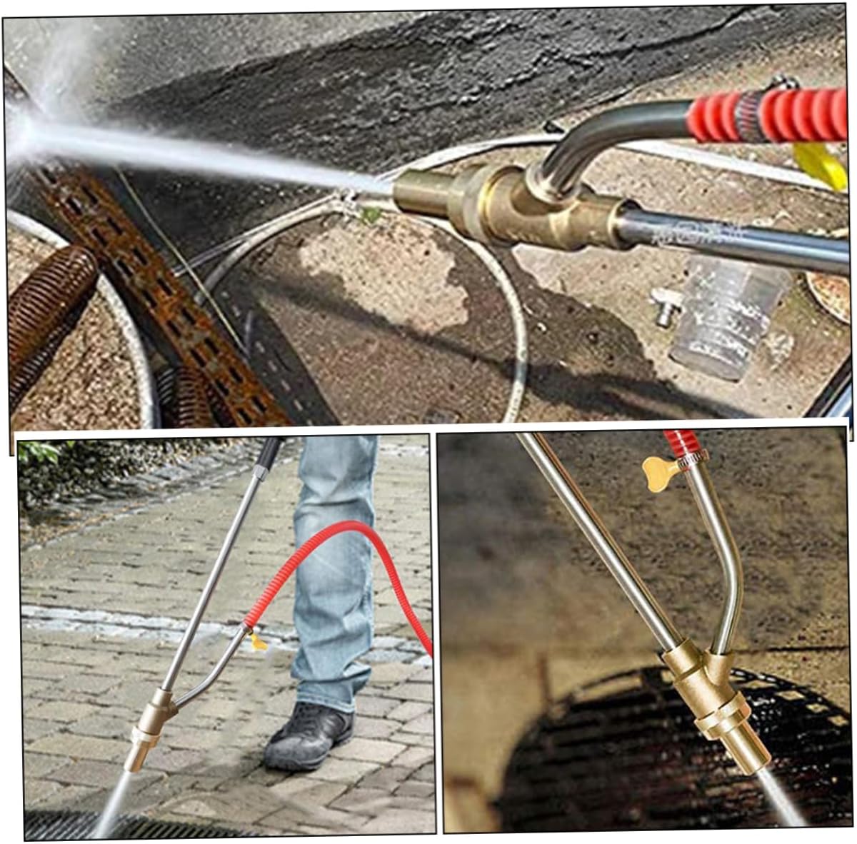 Unomor 1set Professional Kit for Removal and Cleaning High-Pressure Sandblasting Tool Quick-Connect Nozzle Tips and Accessories