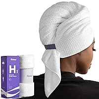 Vista 1 de Umisleep Toalla de pelo extra grande de microfibra para mujer, cabello largo, rizado y grueso, toalla de pelo súper suave antiencrespamiento