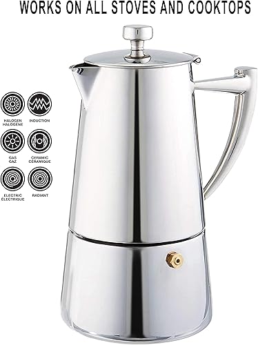 Miniatura 7 de Cuisinox Roma Espresso - Cafetera Acero inoxidable