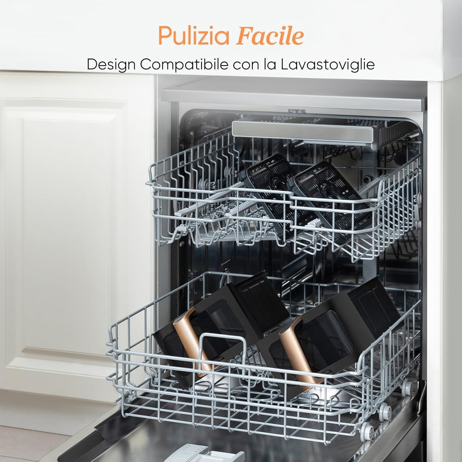 COSORI Friggitrice ad Aria Doppio Cestello, 8,5 Litri Grande Capacità del Air Fryer, Funzione 8 in 1, 35-230°C, Veloce ed Efficiente, Finestra, CAF-R903, Oro