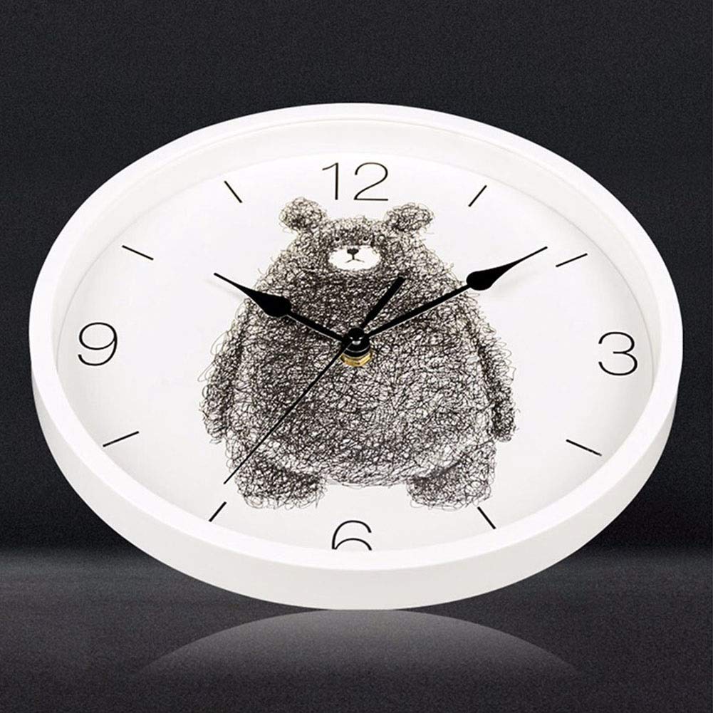 Relojes de Pared Que Funcionan con Pilas, sin Tictac, Creativos, Personalizados, Modernos, Decorativos de Pared, Dormitorio Silencioso, Decoración para Sala de Estar/B