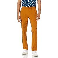 Amazon Essentials Pantaloni Chino Elasticizzati Casual vestibilità Aderente Uomo