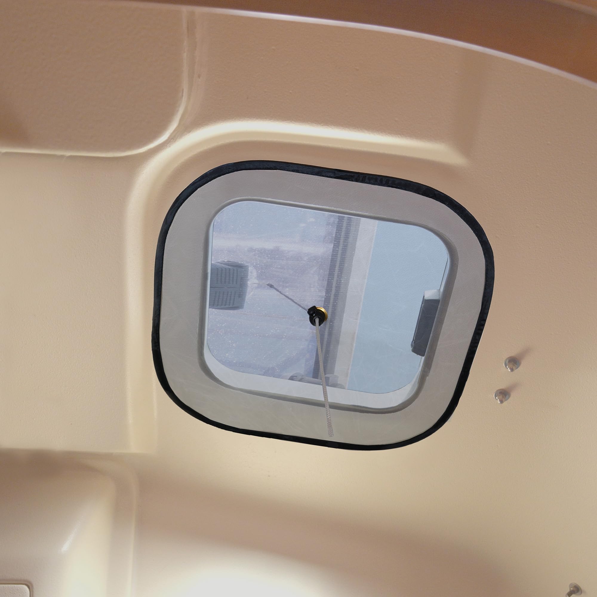 Zanzariera Per Imbarcazioni Waterline Designs – 2 Pezzi, Montaggio Interno Con Ventosa O Magnete Per Portelloni Piccoli