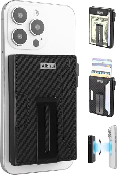 Amazon.com: Aibirui Ridge Wallets for Men,Magnetic Wallet for iPhone 17 ...