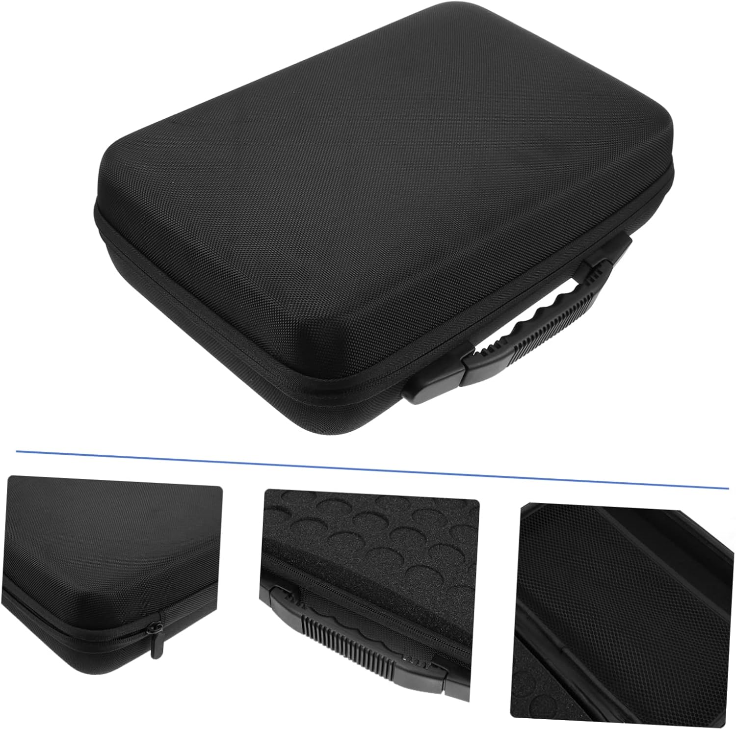 Essential Oil Storage Bag Organizer 60 Slots Portable 5ml/10ml Essential Oil Carrying Case Handle Travel-Friendly for Aromatherapy and Home Use