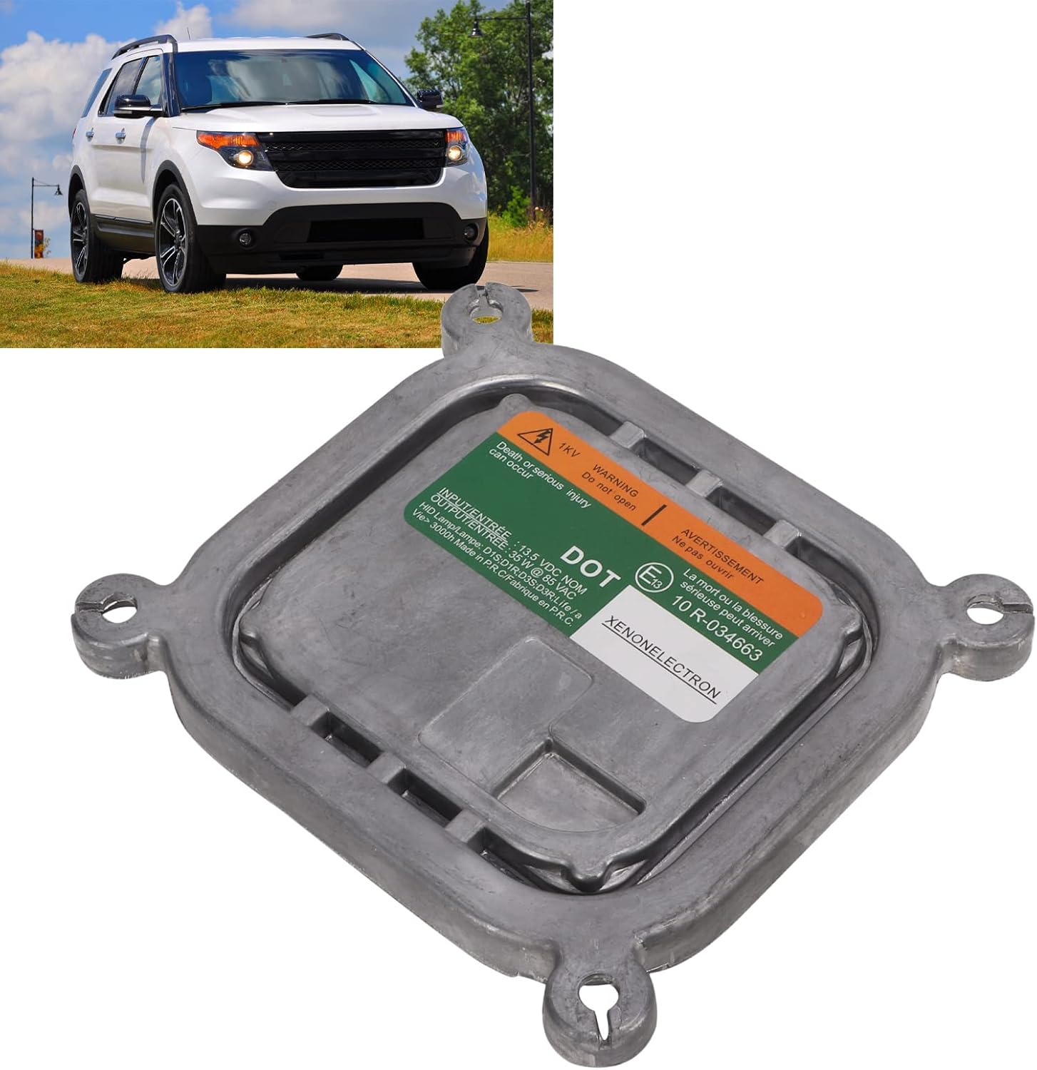D1S Ballast Xenon Headlight Ballast Square Wave 8A5Z13C170A with Circuit Board for Car