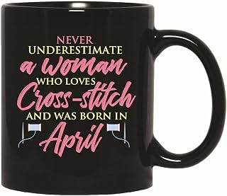 Unique Gift Idea for Ballet Dancers Born in April 11oz 15oz Black Coffee Mug