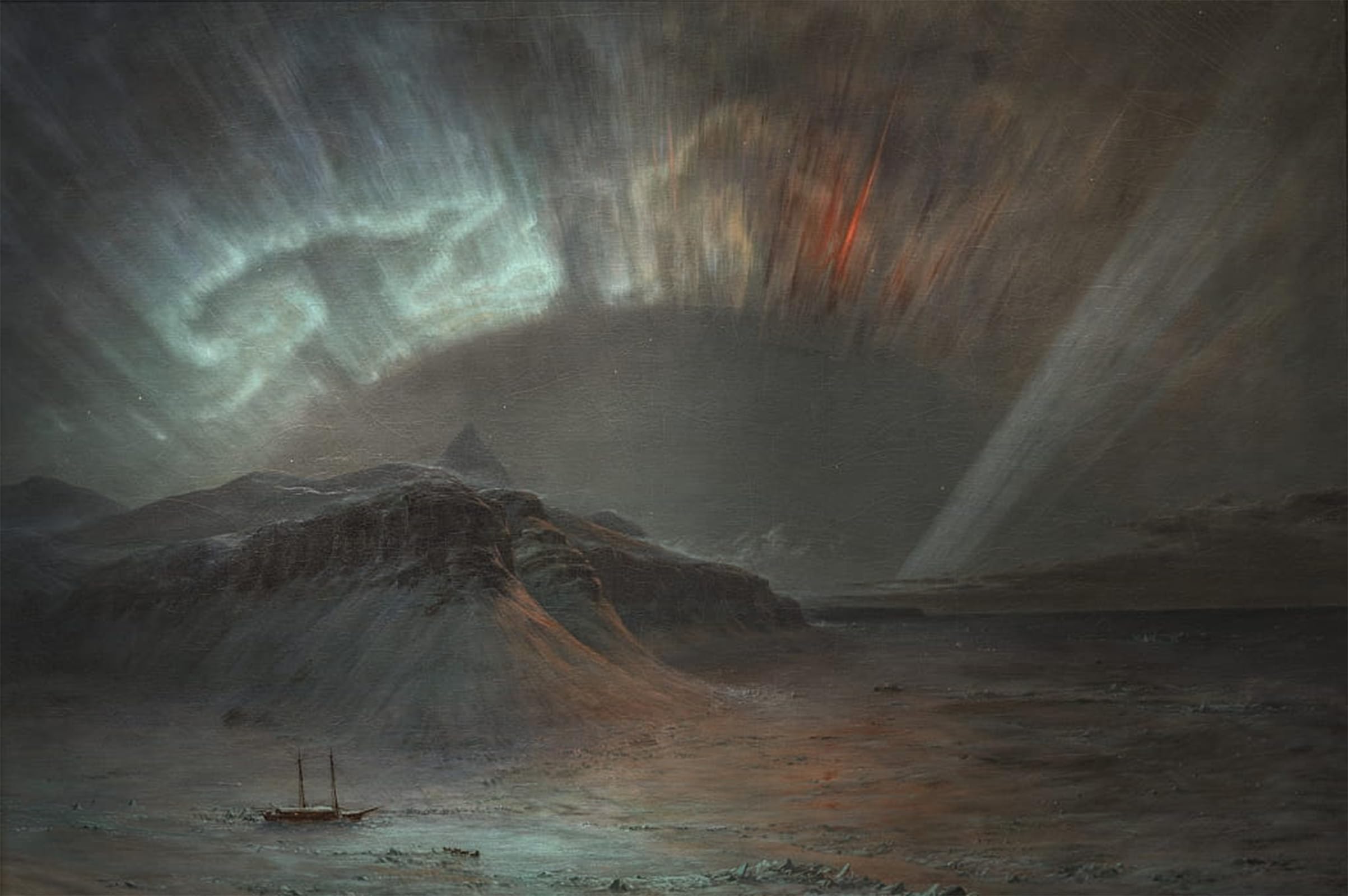 POSTERIIk Famous Animal Posters Vintage Picture Borealis by Frederic Edwin Church Modern Wall Decor for Home Decor 60x90cm