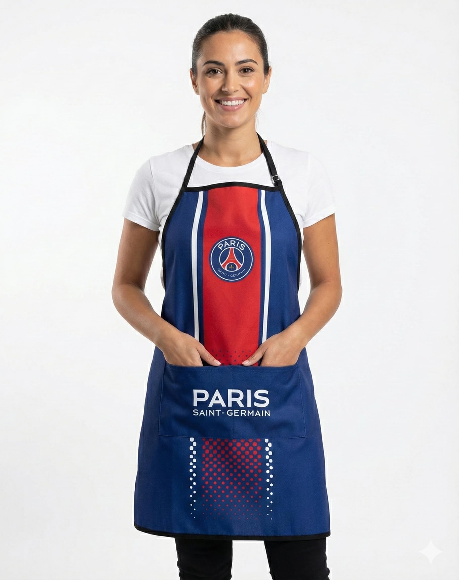 PARIS SAINT - GERMAIN PSG Kochschürze, offizielle Kollektion, blau, Einheitsgröße
