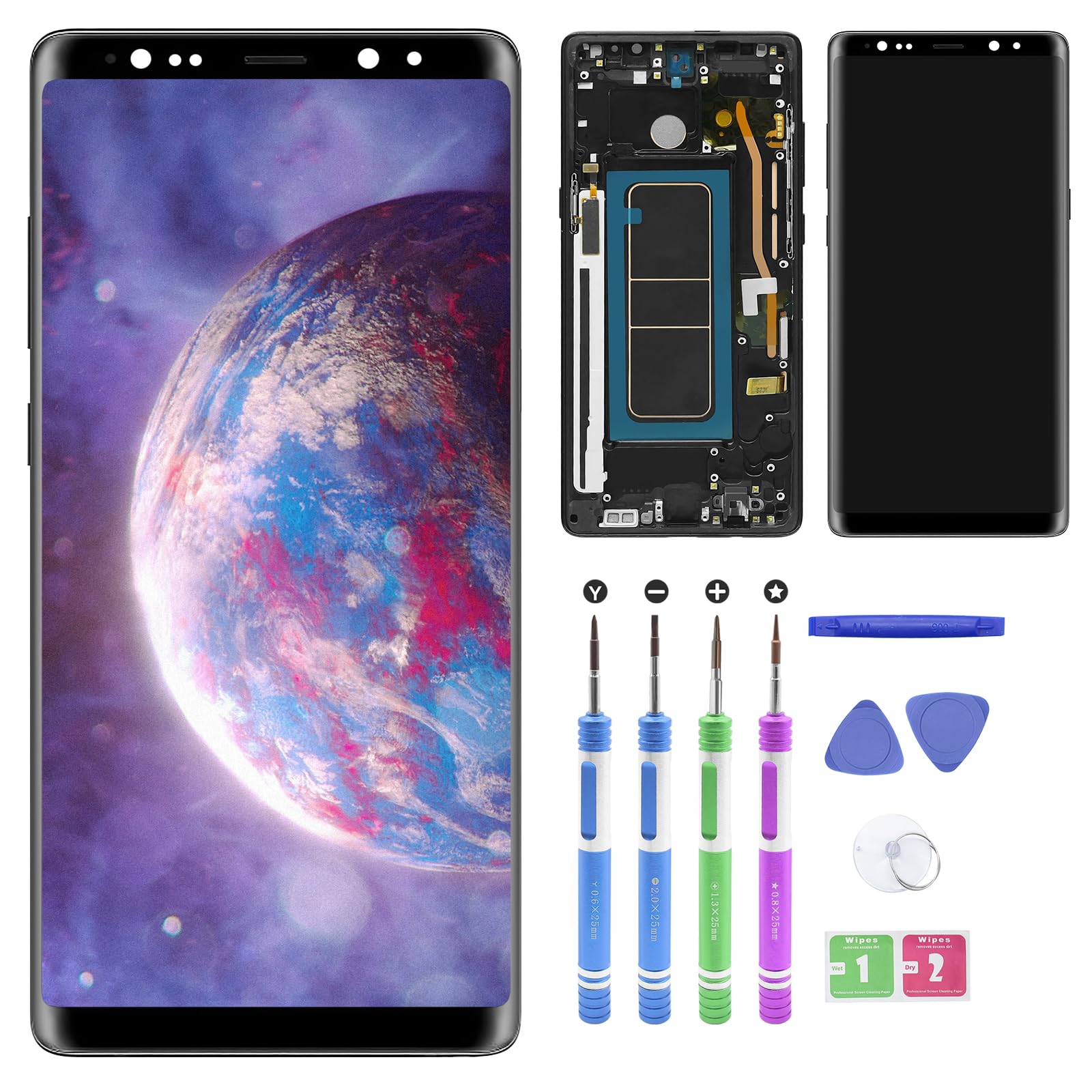 Screen Protectors Samsung Galaxy Note Led Cover New Replacement