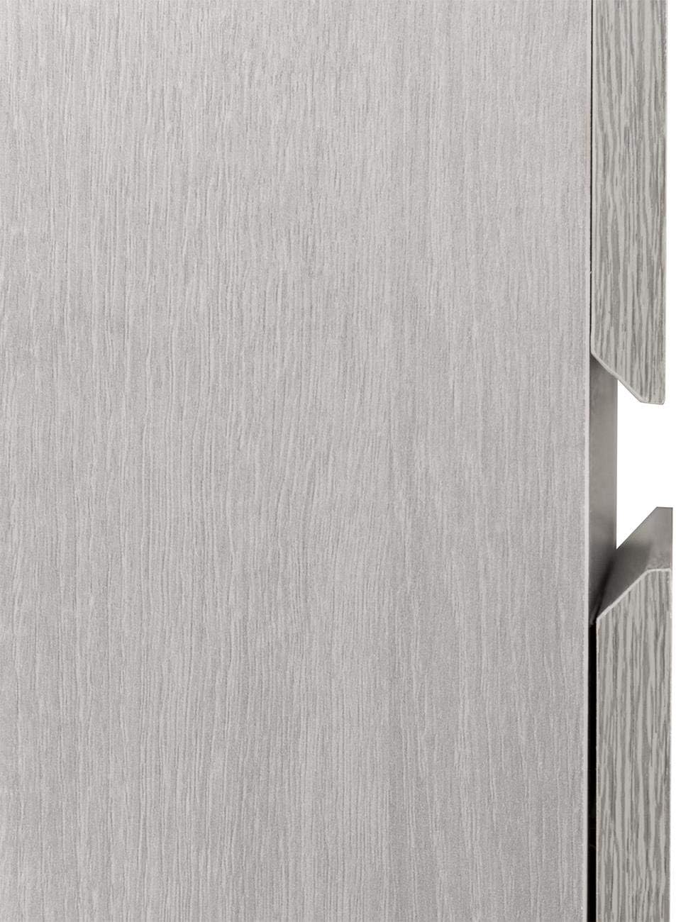 Techni Mobili Rolling 2 Drawer Vertical Filing Cabinet with Lock and Storage, Grey : Office Products