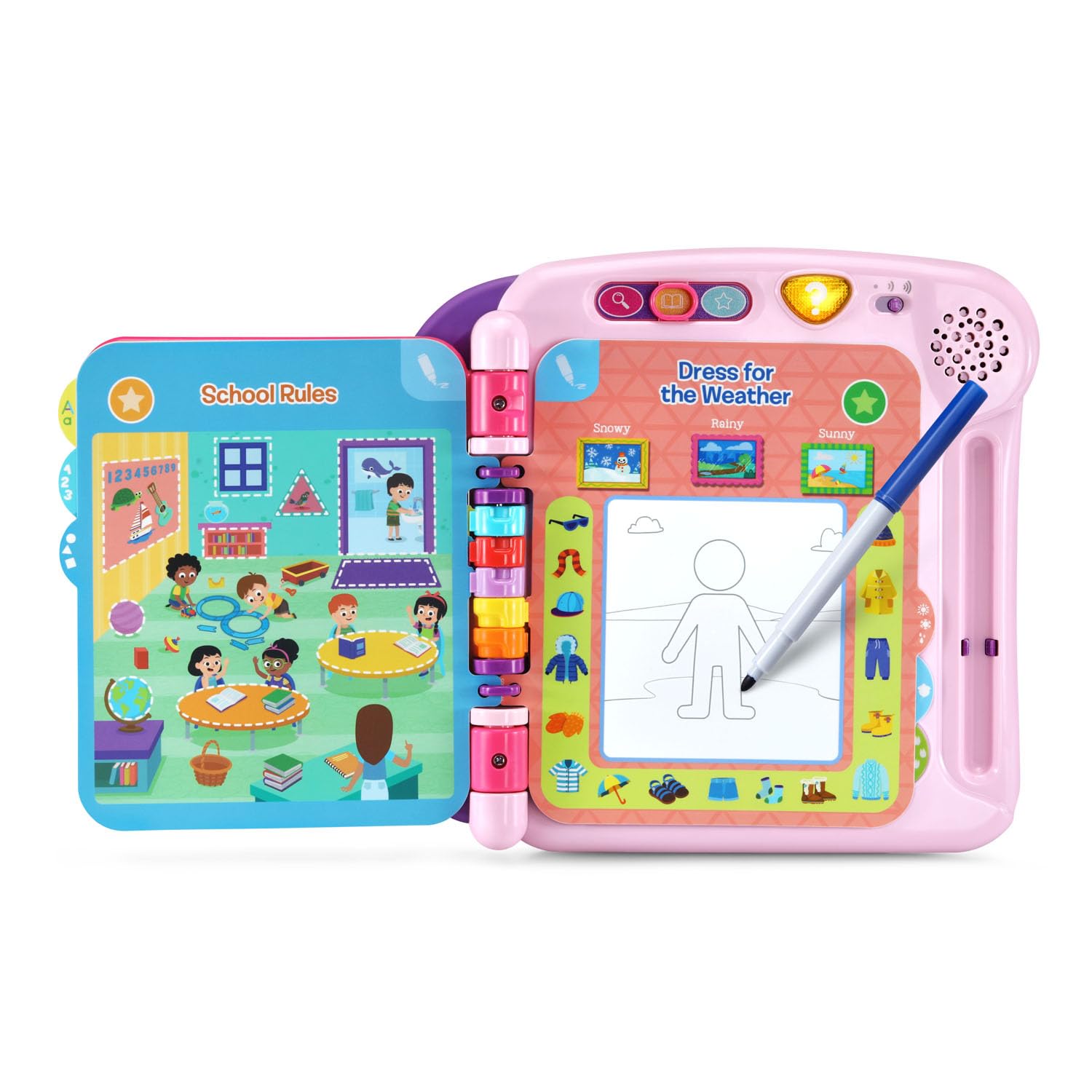 LeapFrog Violet and Friends Livre d'activit s pr scolaires Rose