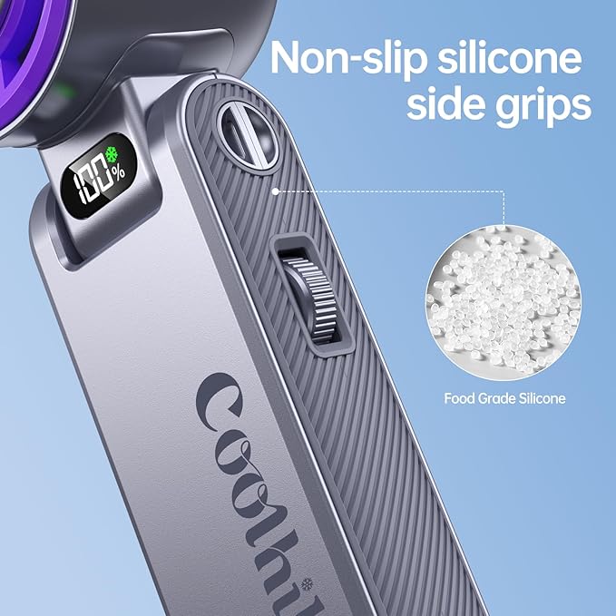 Ventilador Portátil de Mesa con Turbo y 199 Velocidades miniatura 9