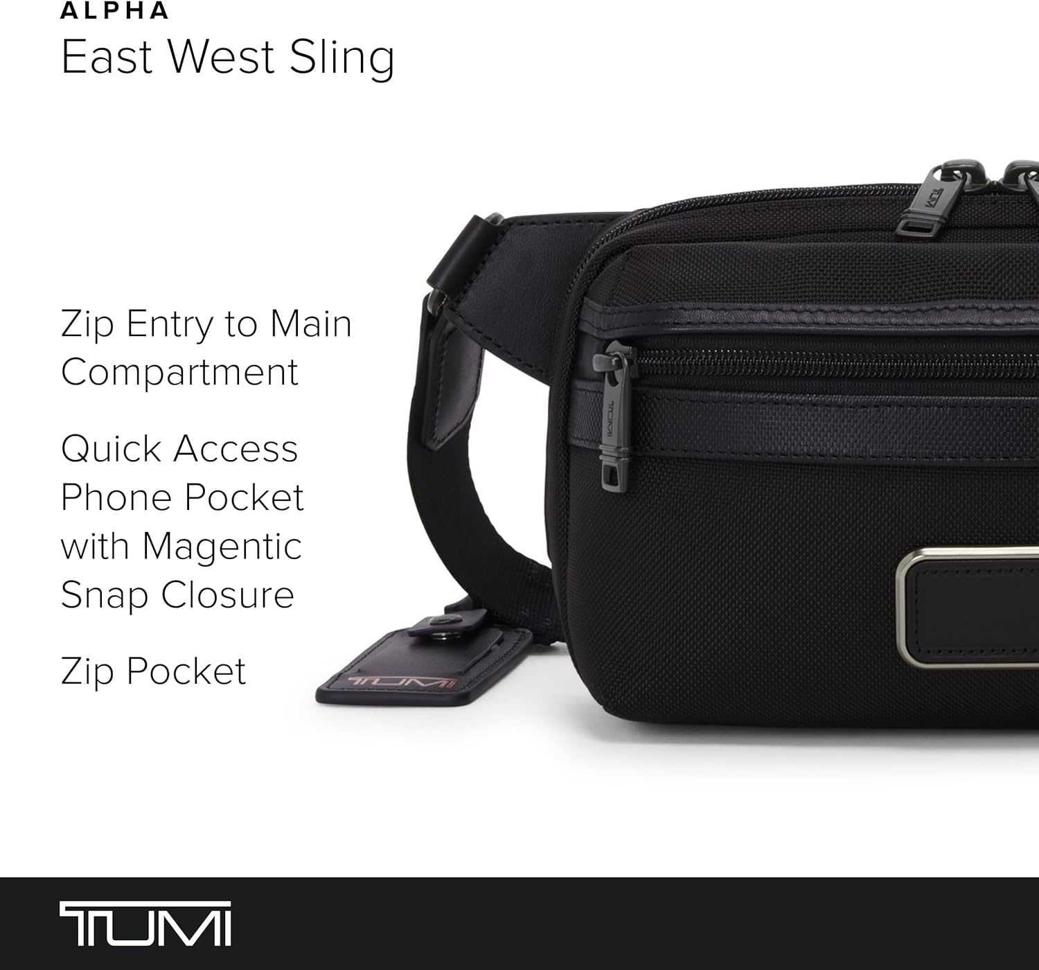 TUMI - Alpha East West Sling - Premium Travel Bag with Quick Access Pockets - Easy to Carry for Everyday Use - Image 2