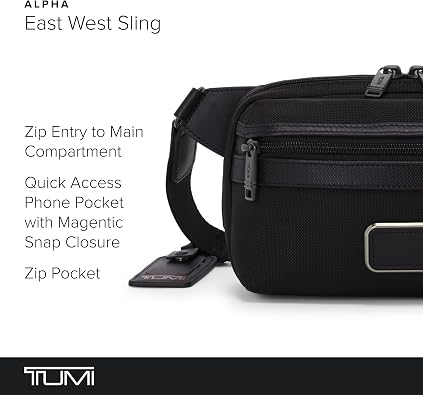 TUMI - Alpha East West Sling - Premium Travel Bag with Quick Access Pockets - Easy to Carry for Everyday Use
