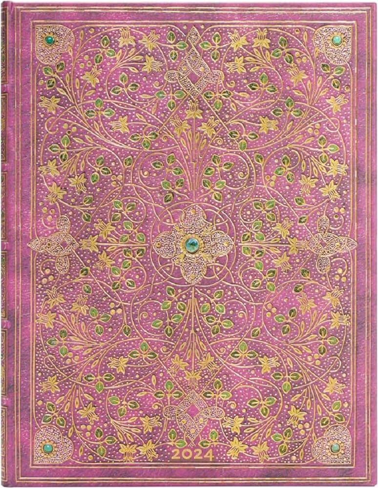 Paperblanks Verso kalendarz 12-miesięczny na rok 2024, diamentami Jubileusz, Ultra (180 × 230 mm)