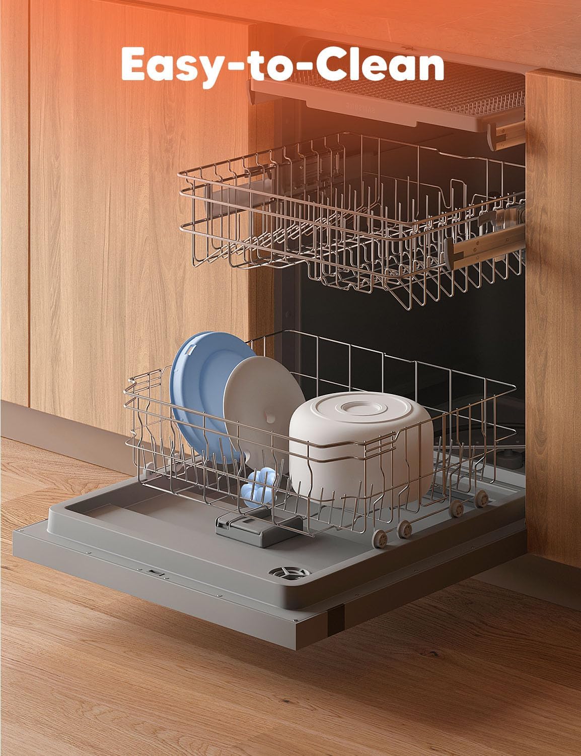 WOPET W03 Lite ceramic fountain parts in a dishwasher