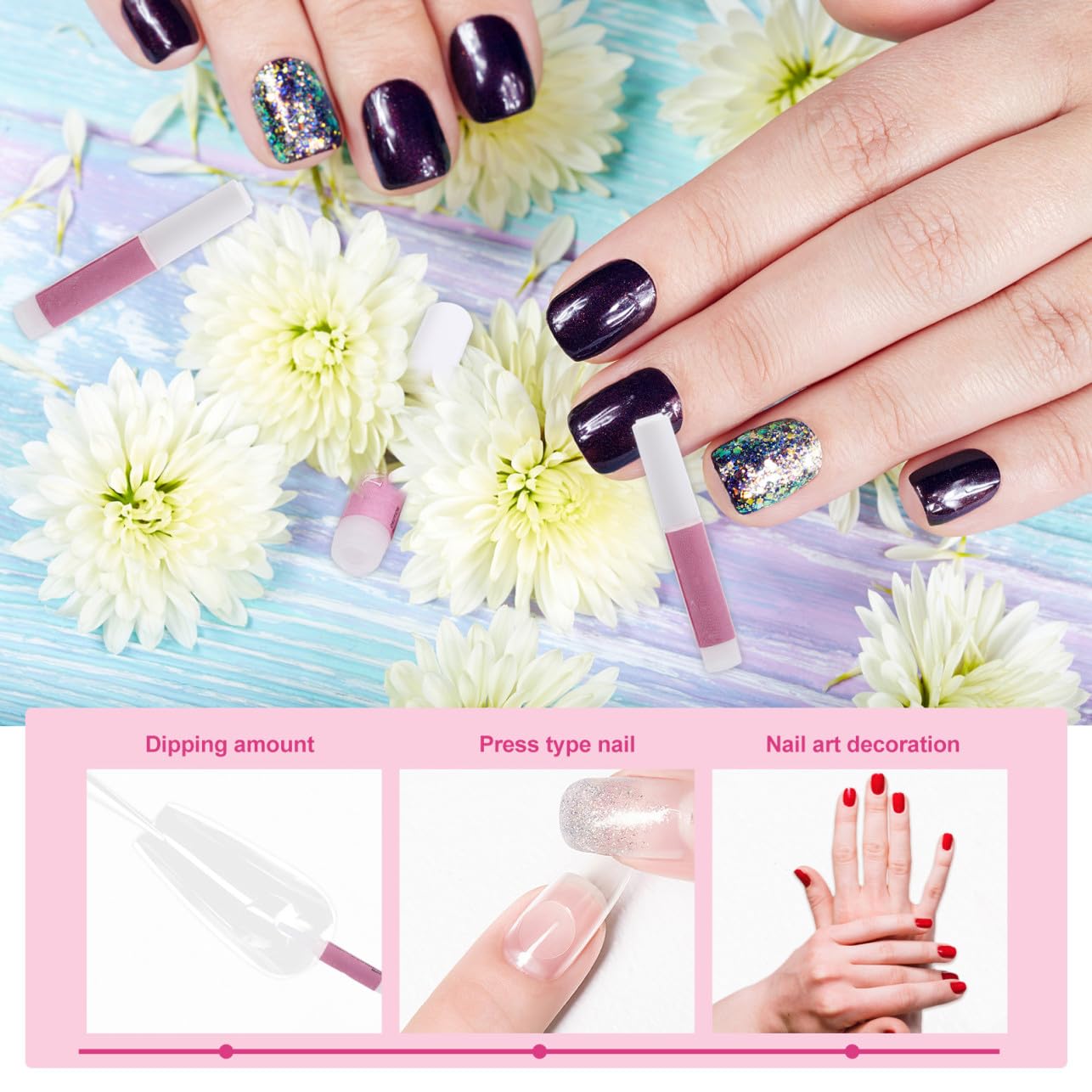 20Pcs 2G Nail Glue Manicure Adhesive Quick Dry for Salon and Home Use Accessories