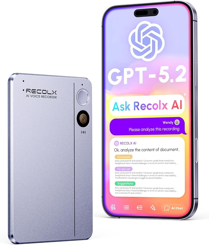 AI Voice Recorder, AI Transcriber with GPT-5.2, Cyber Gray | One-tap recording, speech-to-text in 112 languages, auto summaries, 71 templates, 5 AI modes and end-to-end encryption