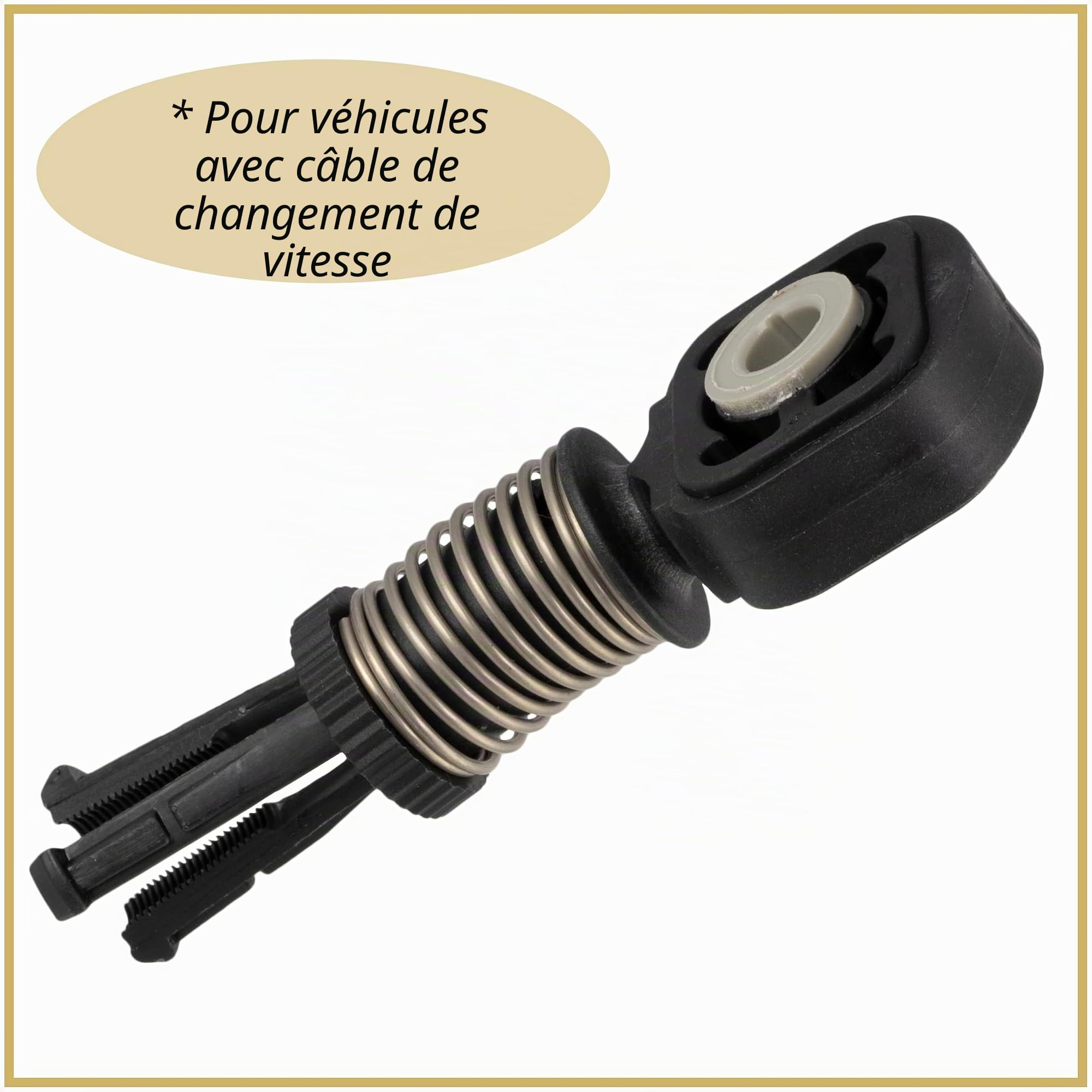 AERZETIX - C66792 - Tirette à câble, boîte de vitesse manuelle - pour véhicules avec tirette de câble pour changer de vitesse - compatible avec numéros OE 1J0711761C