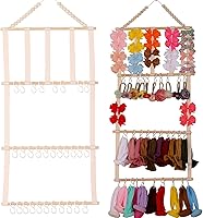 Vista 8 de YOcity Soporte Organizador de Diademas para Niñas Bebés Diademas Accesorios para el Cabello Organizador de Lazos para el Cabello Almacenamiento