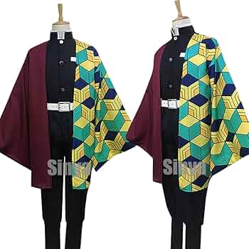 Amazon.co.jp: Sinya 鬼滅の刃 冨岡義勇 コスプレ 衣装 主人公