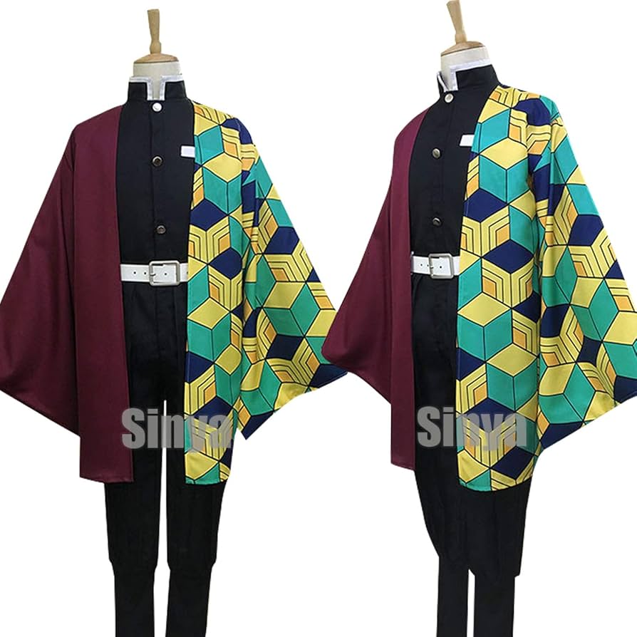 Amazon.co.jp: Sinya 鬼滅の刃 冨岡義勇 コスプレ 衣装 主人公