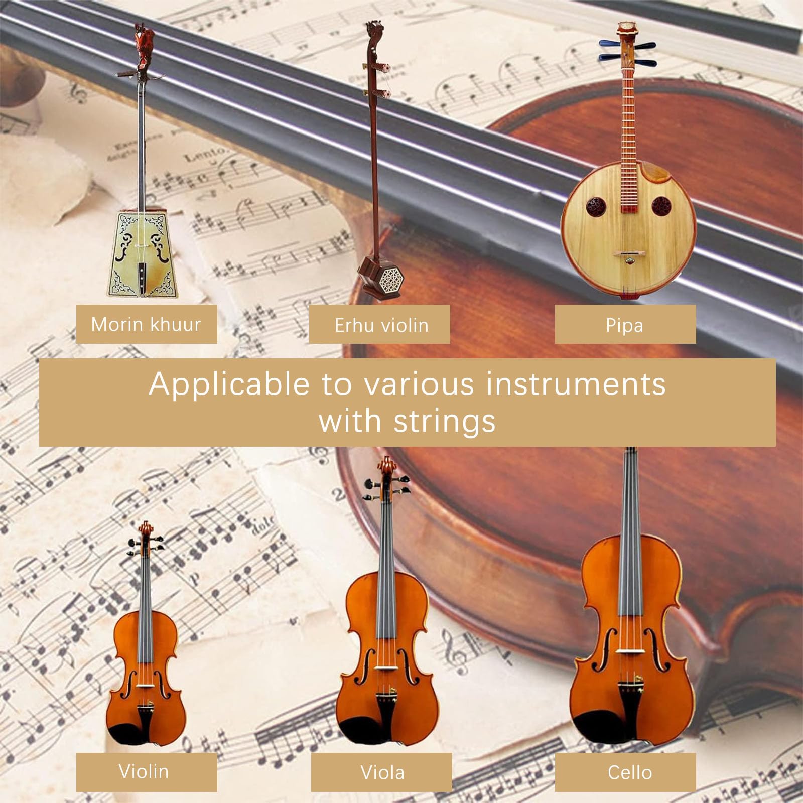 Bloc de colophane pour instrument de musique, violoncelle et violon, colophane professionnelle, fournitures d'entretien