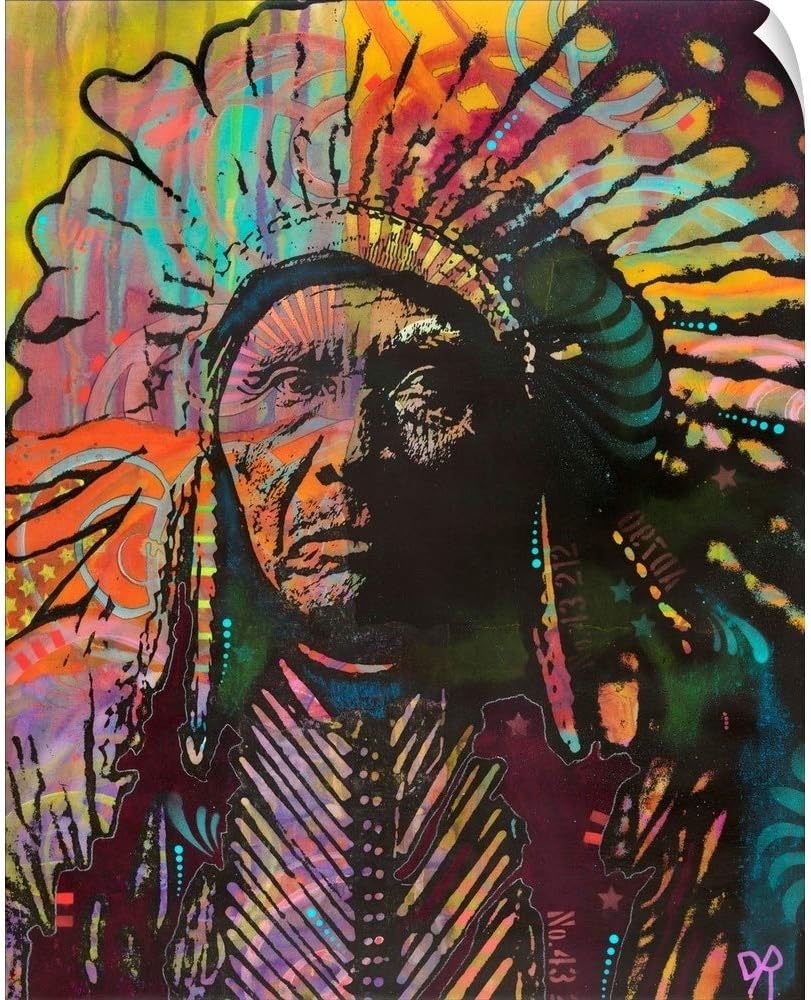 Native American IV Wall Decal, Artwork