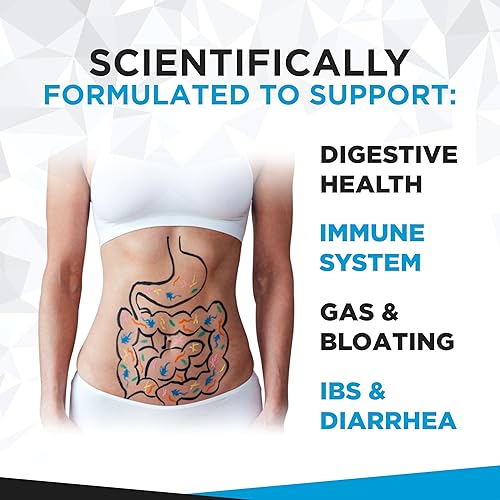 Miniatura 3 de Probióticos para la salud digestiva 60 cápsulas  10 mil millones de UFC mezcla probiótica de múltiples cepas formuladas científicamente  Suplementos