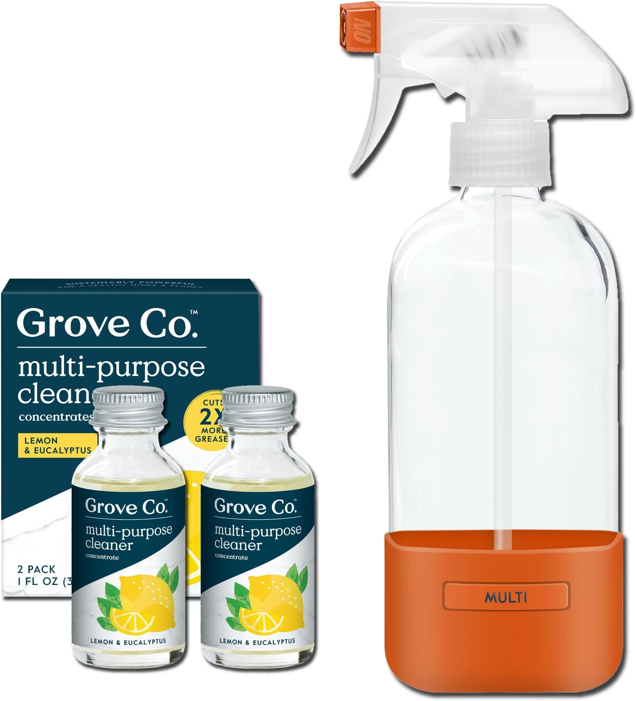 Grove Co. Floor Cleaner Refill Concentrate Variety Pack (6