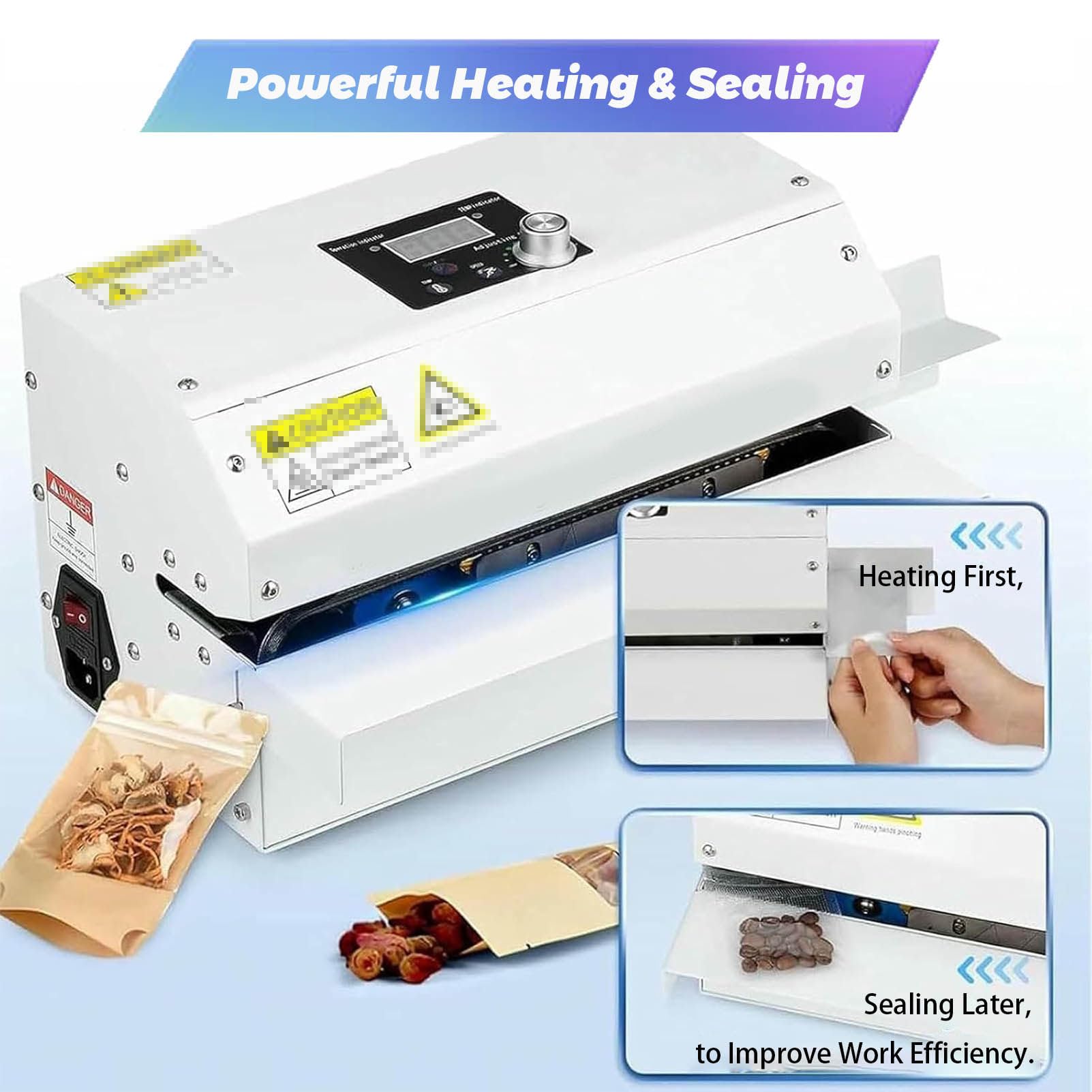 300W Sigillatrice Continua Automatica per Sacchetti in plastica