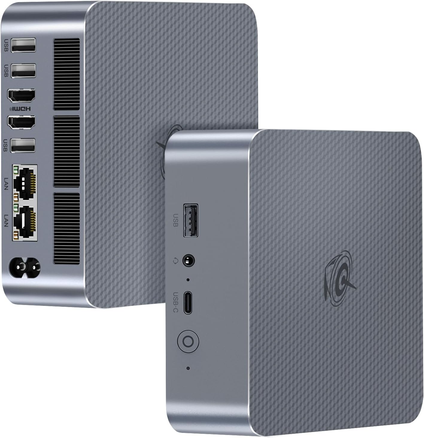 Beelink EQi12 Mini PC, Intel Core i5 1235U(10C/12T, Up to 4.4GHz), 16GB DDR4 3200MHz 500GB PCle4.0 SSD, Mini Computer Dual HDMI Display 4K 60Hz/Dual Gigabit LAN/WiFi6/BT5.4/Micro PC/Win11 Pro