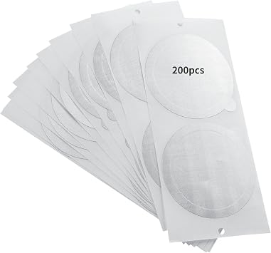 200 Aluminum Foil Lids for Line Capsules, Reusable Seals for Coffee Pods, 59Mm/2.32 Compatible with Pods